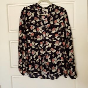 Vince Multicolored Silk Blouse